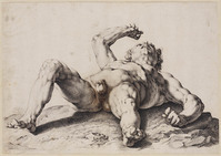 N 081
<br/>
Abel, neergeslagen door Kaïn
<br/>
<em>Anoniem NL, noord (17de eeuw)</em>